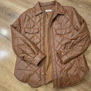 B/ACE Quilted Faux Leather Jacket